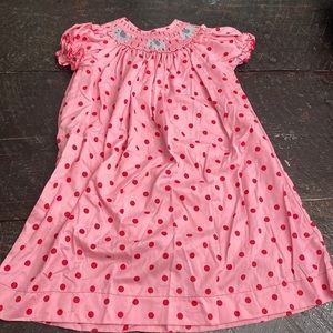 Smocked elephant dress